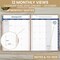 bloom daily planners 2024 Hard Cover Planner, 8.5" x 11", Embroidery, Navy